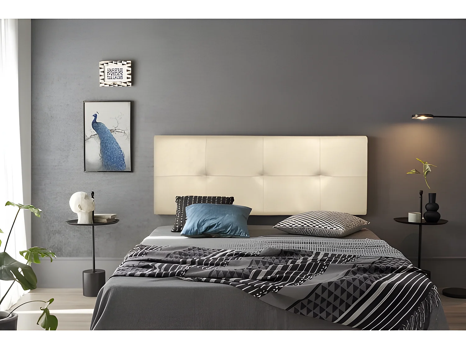 CABECERO CALA POLIPIEL BEIGE 170