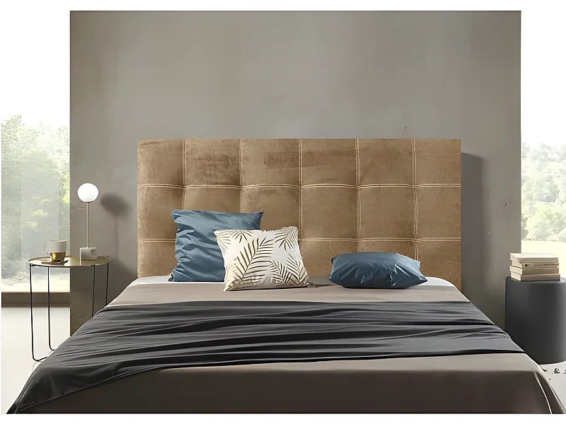 CABECERO IRIS TELA CHOCOLATE 220