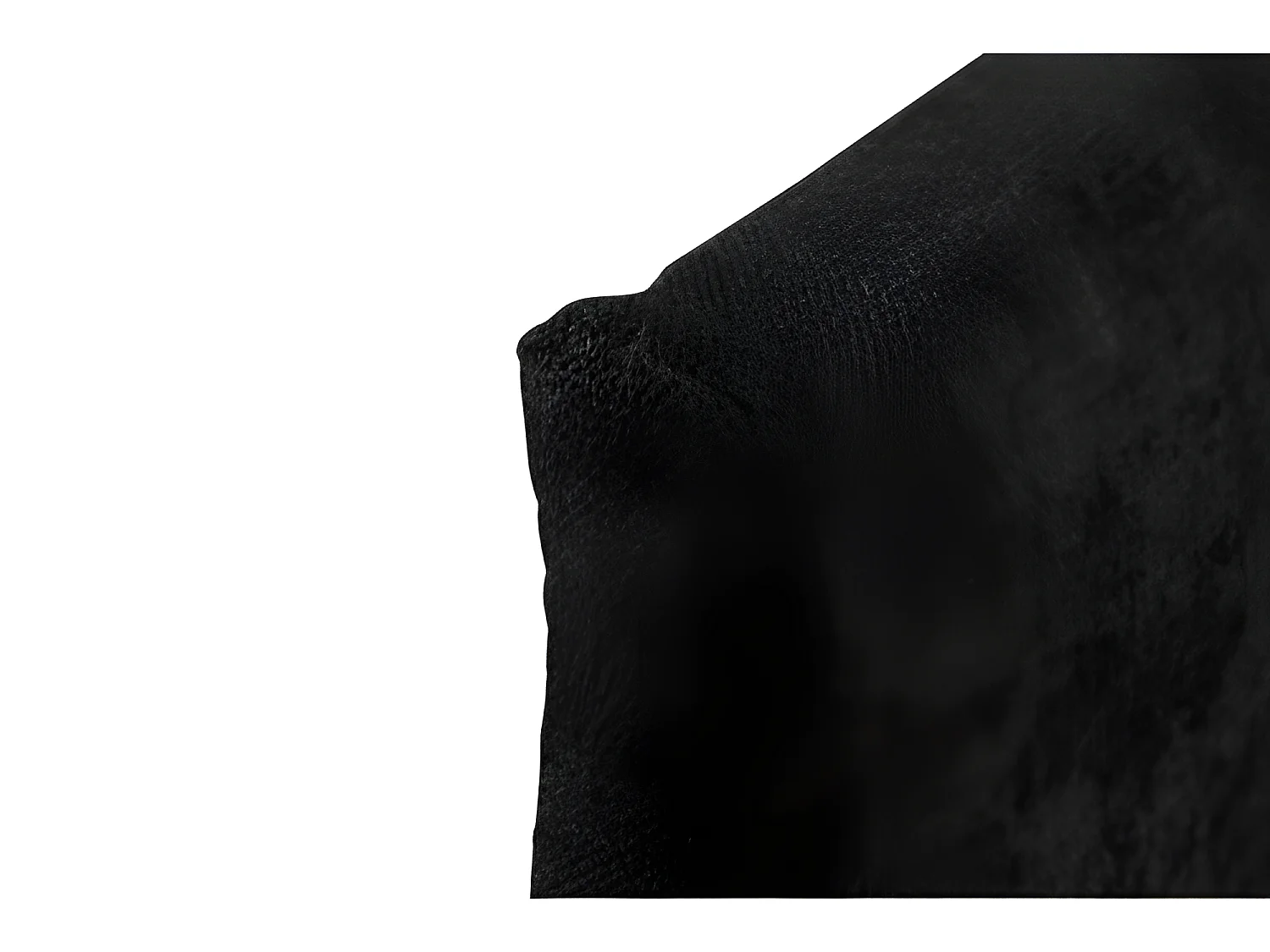 CABECERO CALA TELA NEGRO 160