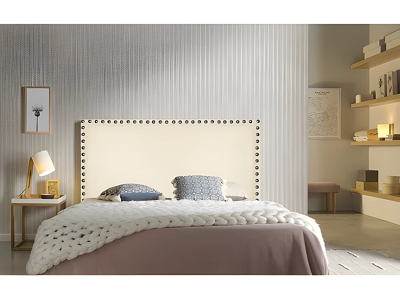 CABECERO LIRIO POLIPIEL BEIGE 130