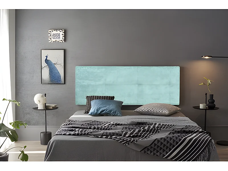 CABECERO CALA TELA AGUA MARINA 115