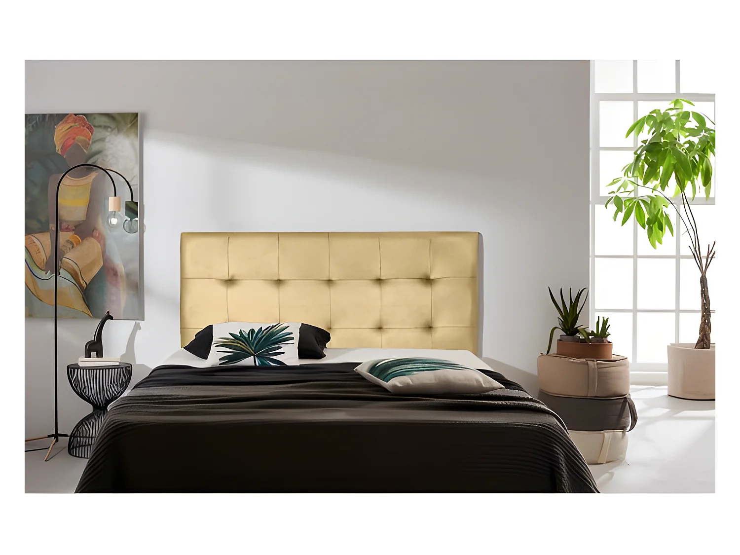 CABECERO ASTER POLIPIEL ORO 100