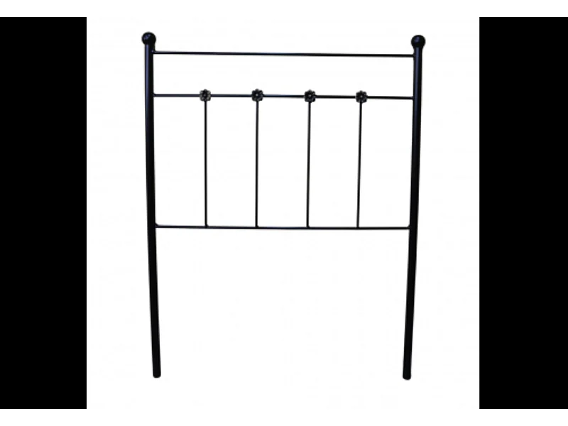 Cabecero Forja Ducal para Cama de 150 Negro 158x125x4..