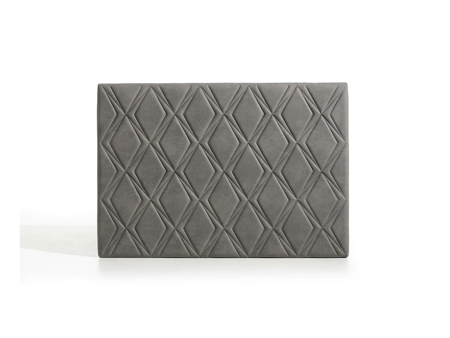 Cabecero Rubí para Cama de 110 de Tela Gris 115x115x8..