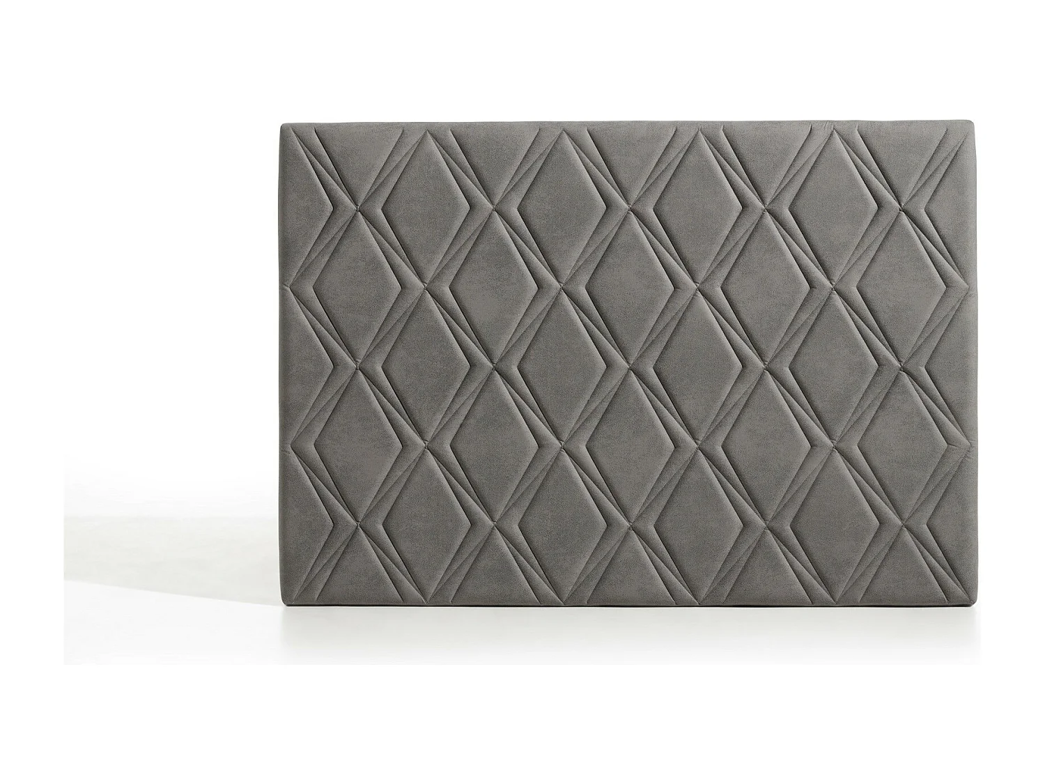 Cabecero Rubí para Cama de 160 de Tela Gris 165x115x8..