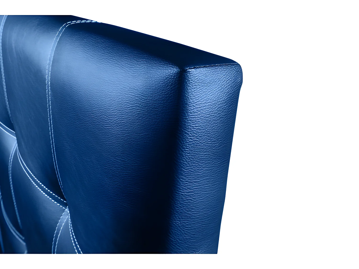 CABECERO IRIS POLIPIEL AZUL 160