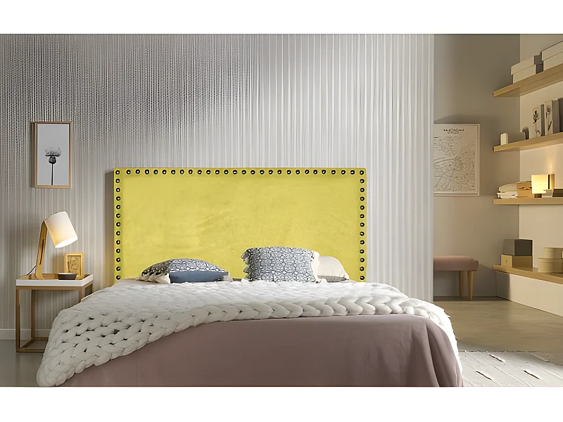 CABECERO LIRIO TELA PISTACHO 170