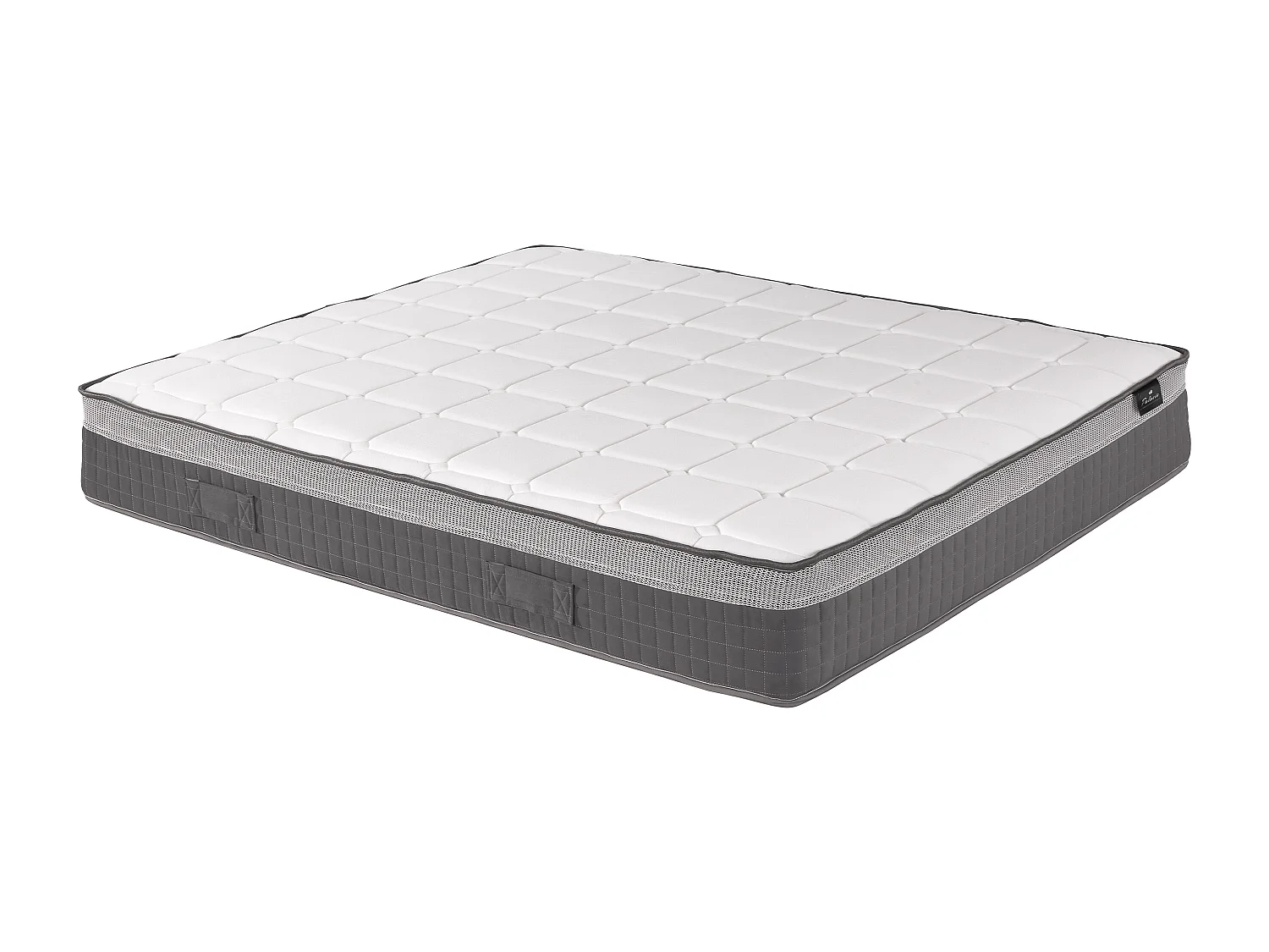 Matelas 140 x 190 cm hybride ressorts ensachés 7 zones et mémoire de forme ép.29cm - MONTAIGNE II de PALACIO