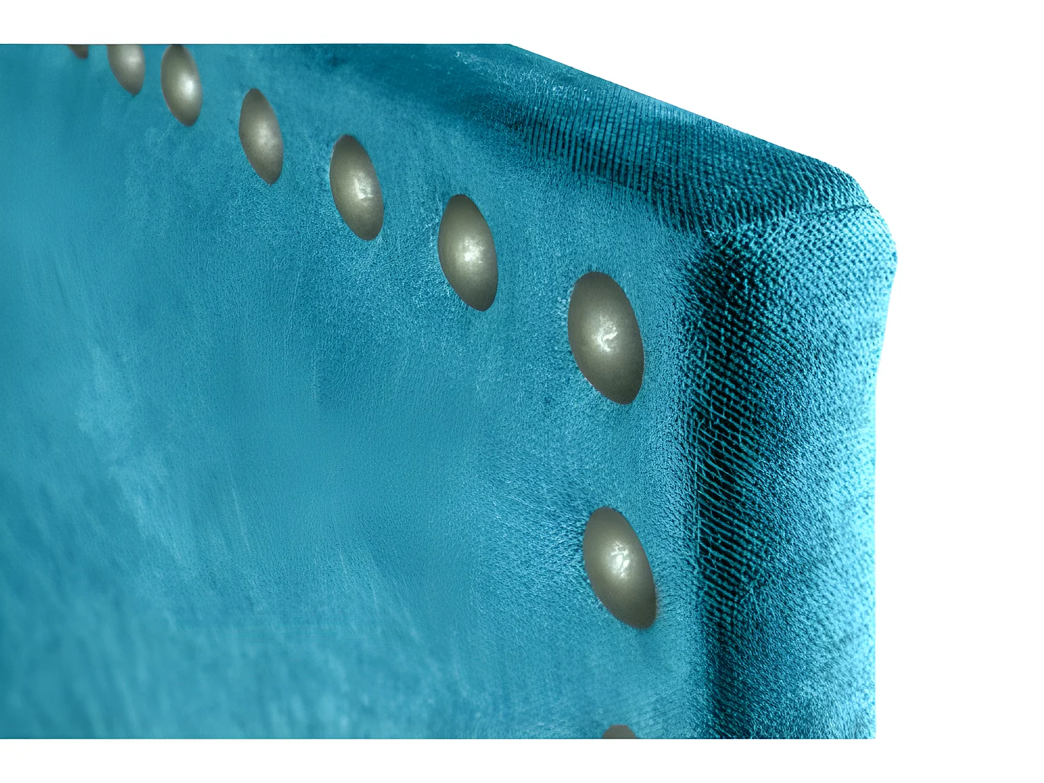 CABECERO LIRIO TELA TURQUESA 100