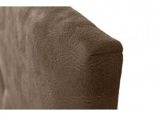 TÊTE DE LIT DALIA TISSU MAGNOLIA CHOCOLAT 130