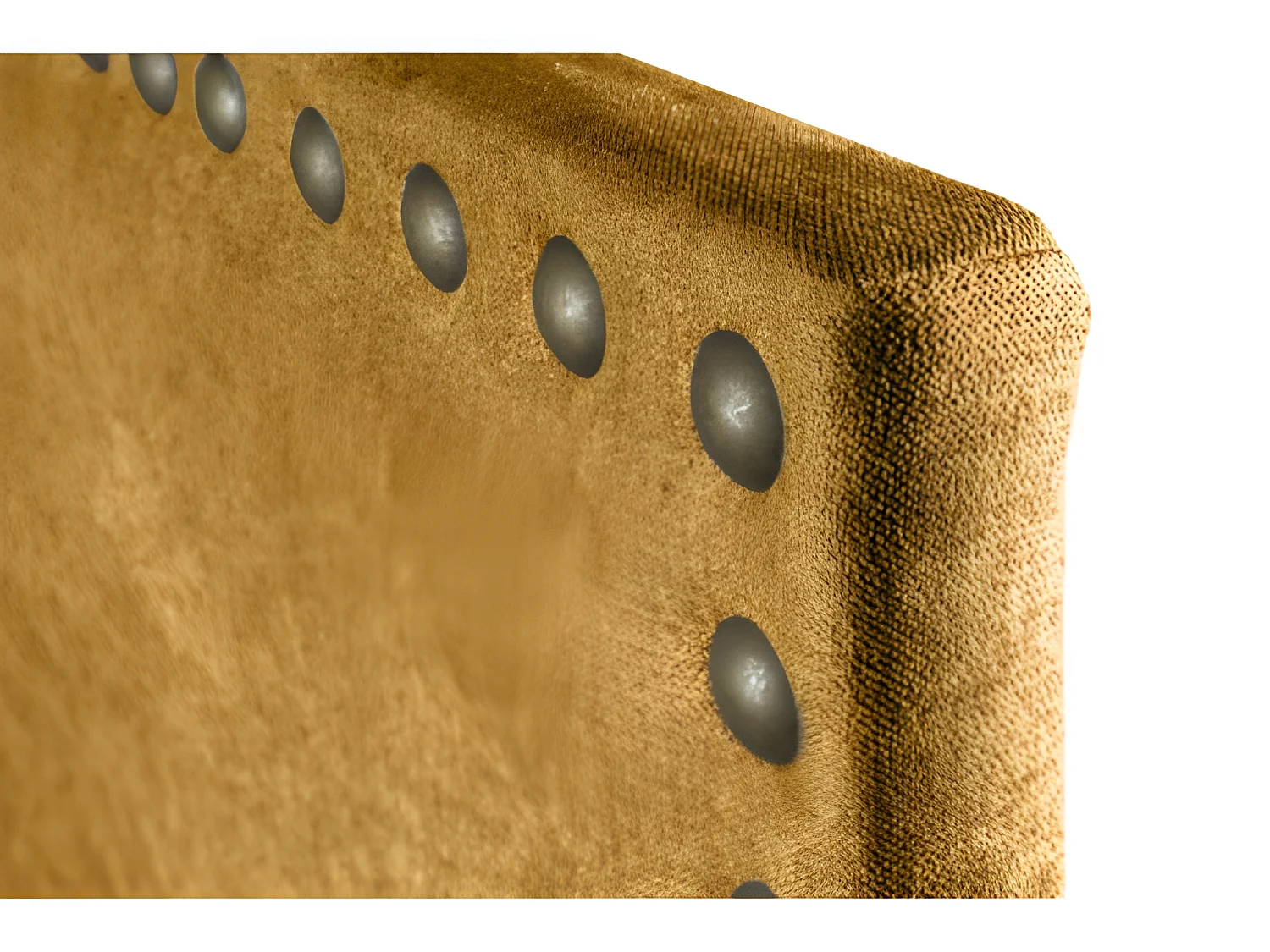 CABECERO LIRIO TELA MOSTAZA 160