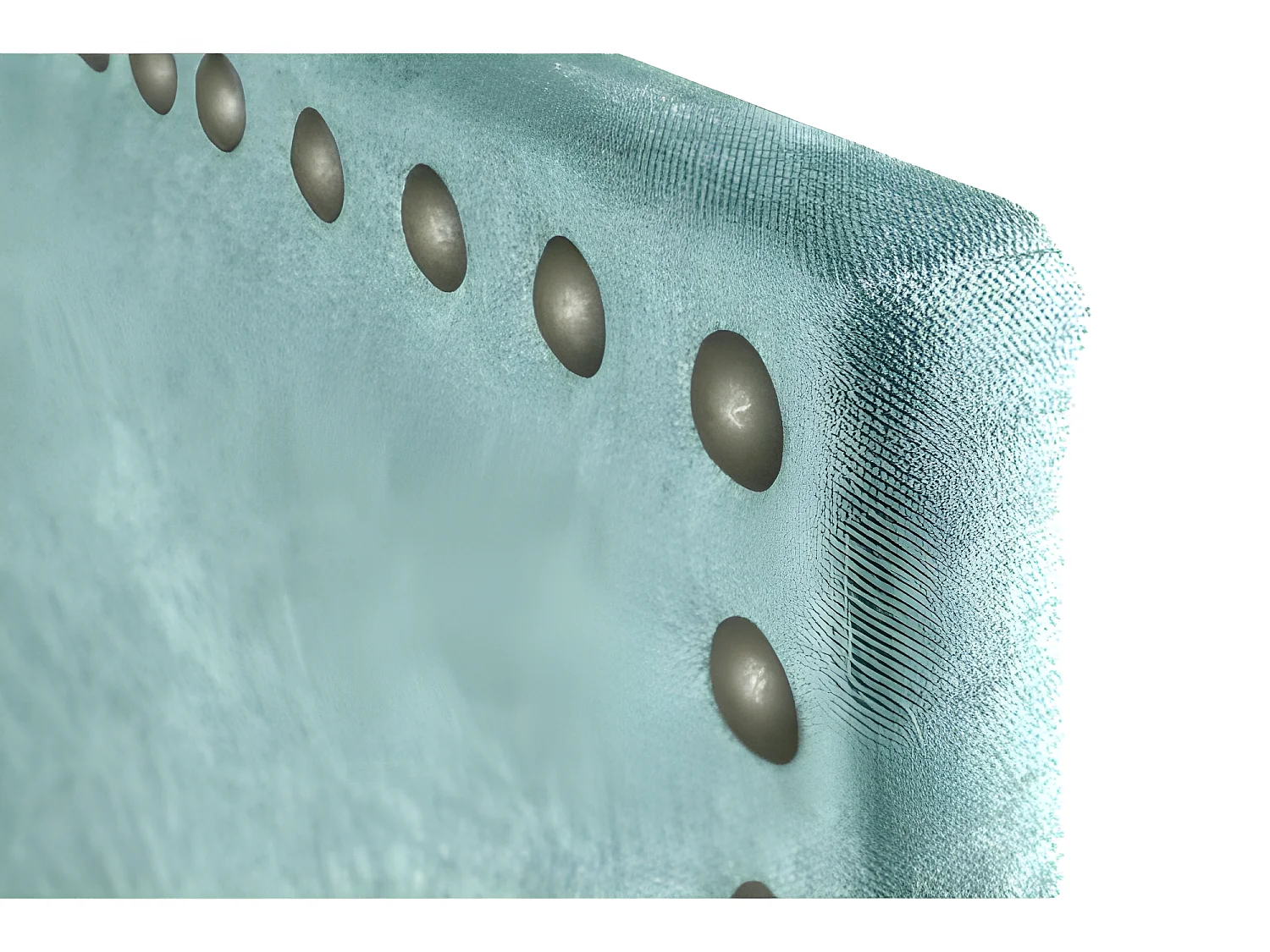 CABECERO LIRIO TELA AGUA VERDE 100