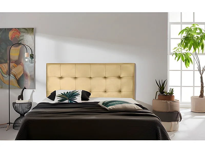 CABECERO ASTER POLIPIEL ORO 190