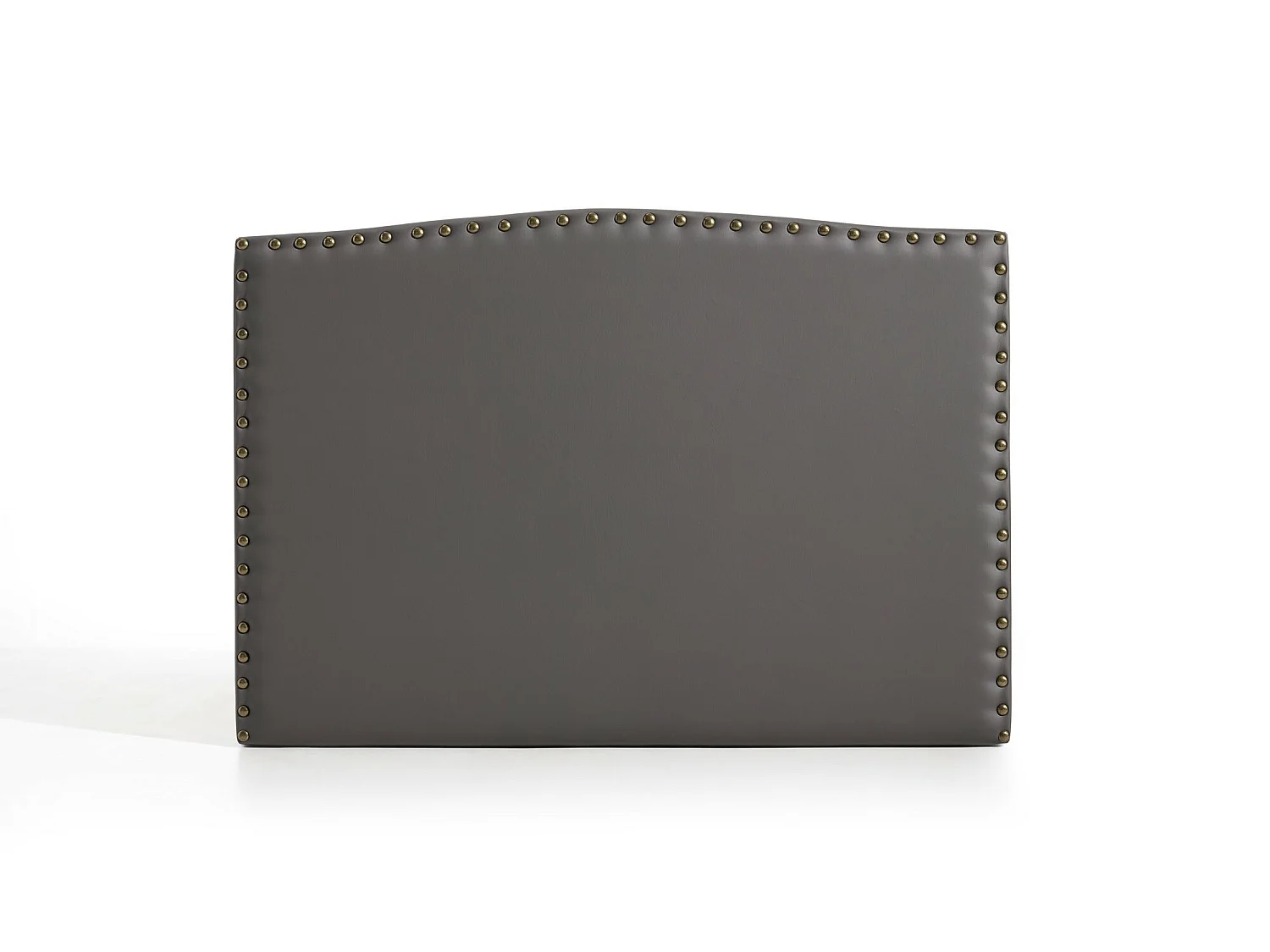 Cabecero Ambar para Cama de 100 de Polipiel Gris 115x115x8..