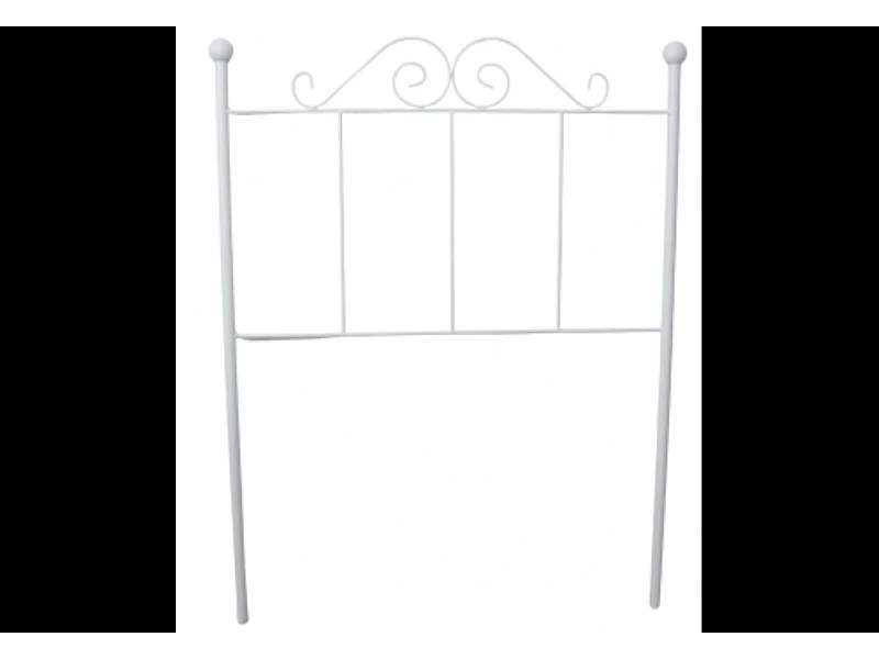 Cabecero Forja Palacio para Cama de 105 Blanco 113x125x4..