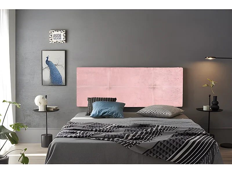 CABECERO DALIA TELA NIDO SALMON 130