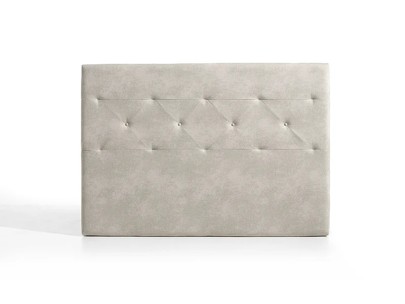 Cabecero Zafiro para Cama de 160 de Tela Blanco Roto 165x115x8..