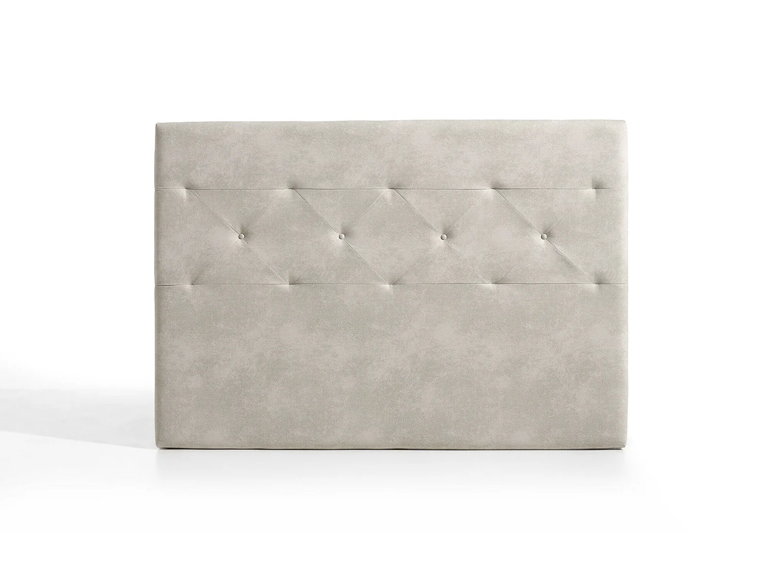 Cabecero Zafiro para Cama de 160 de Tela Blanco Roto 165x115x8..