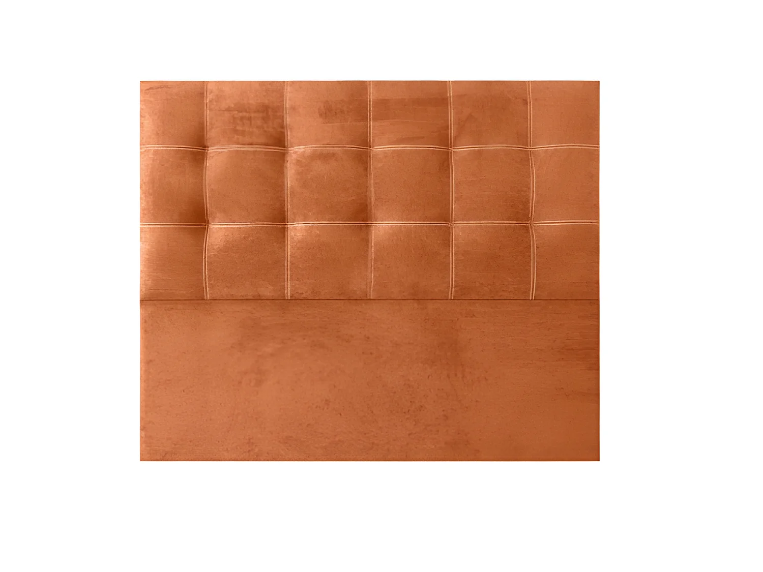 CABECERO IRIS TELA NARANJA 130