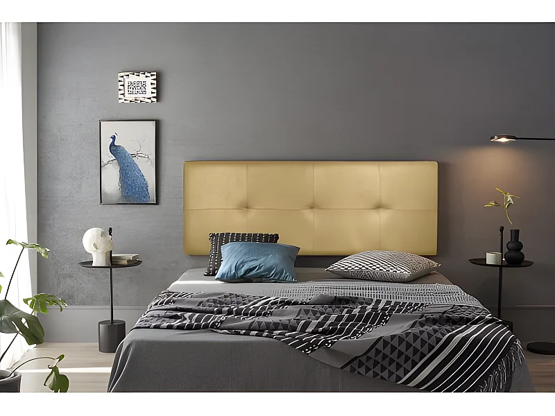 CABECERO CALA POLIPIEL ORO 90