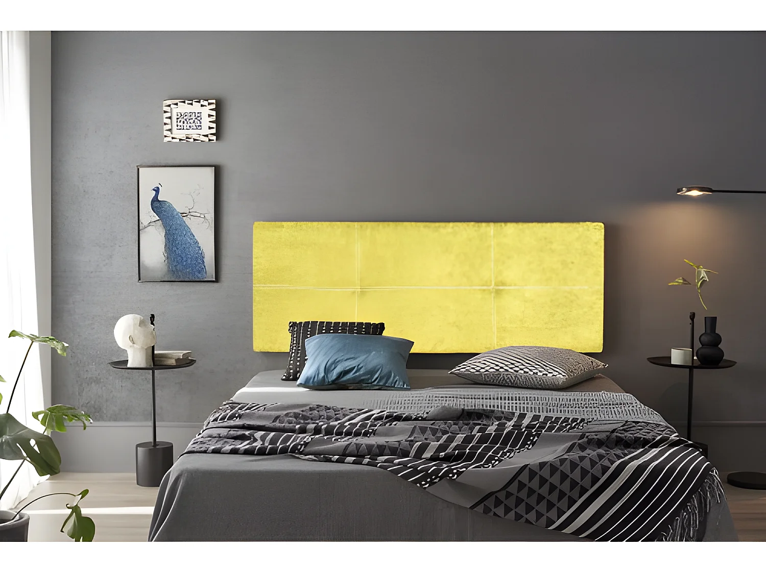 CABECERO DALIA TELA NIDO PISTACHO 130