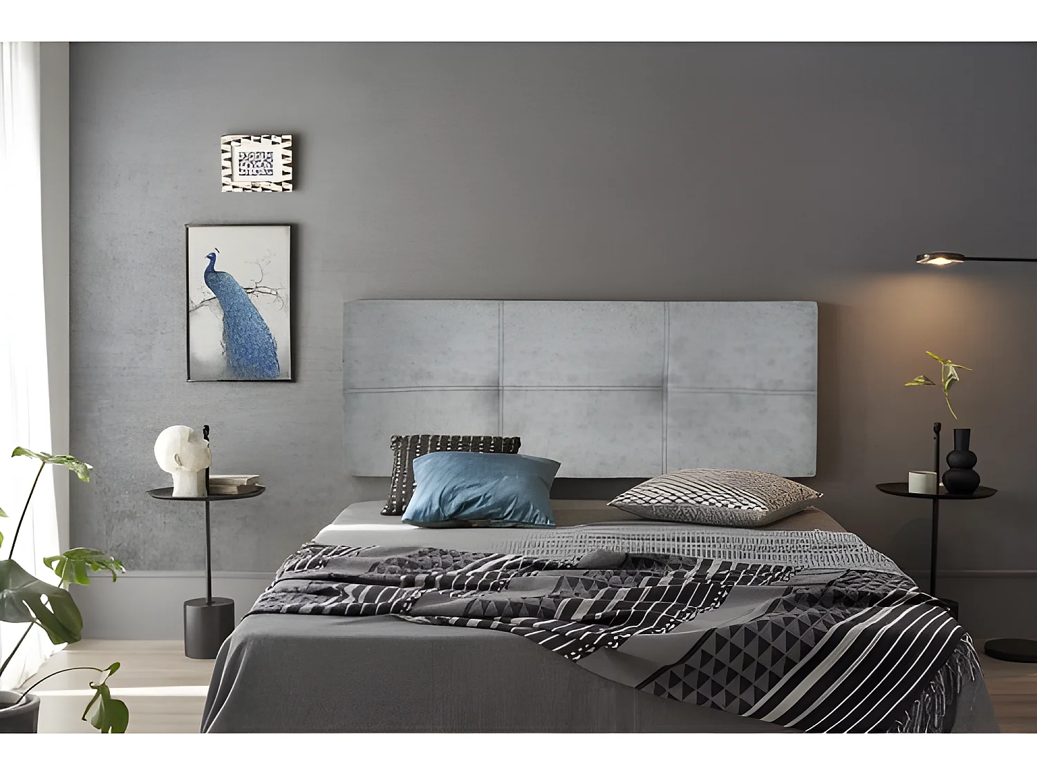 CABECERO DALIA TELA MAGNOLIA PERLA 100