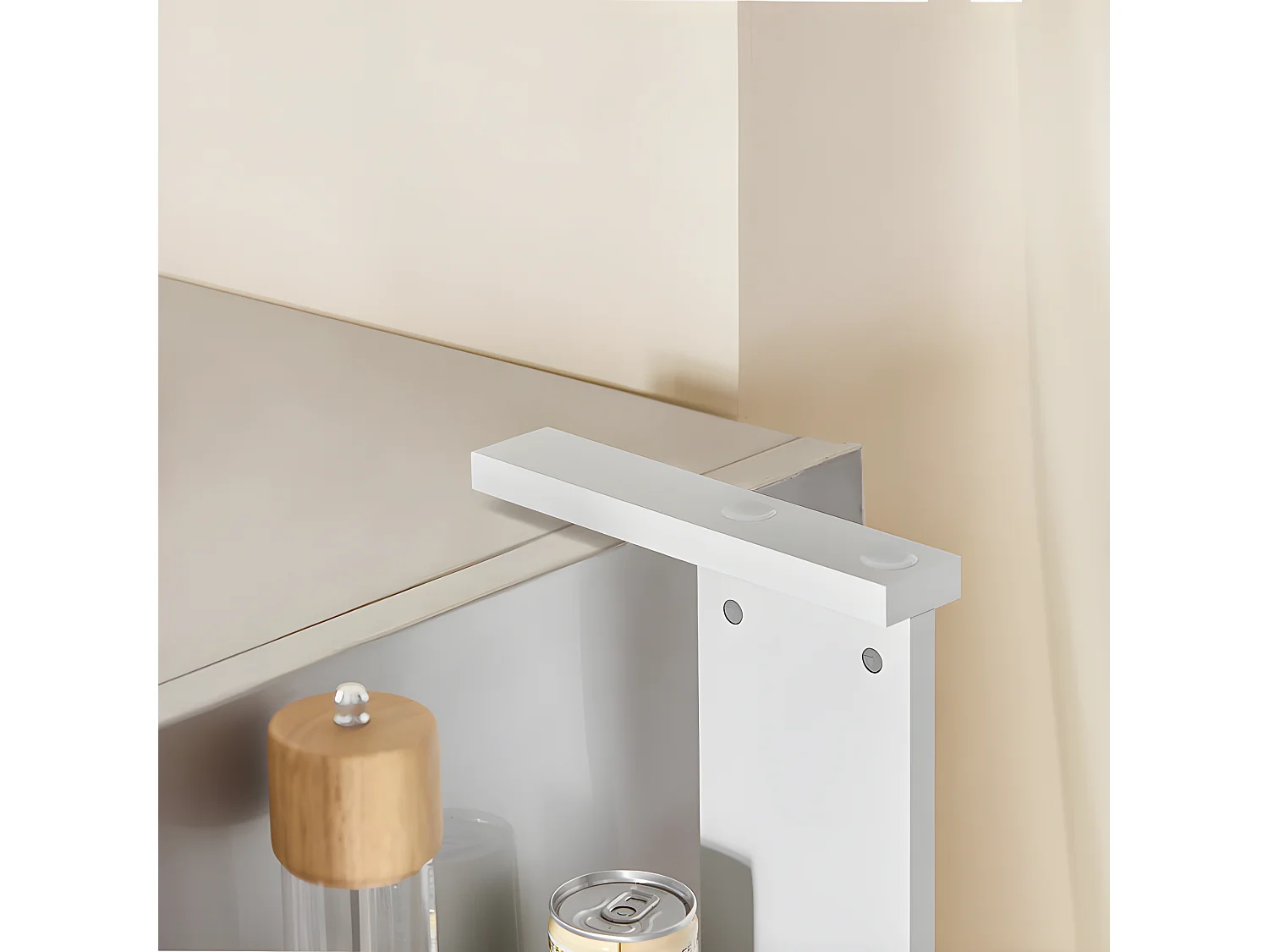 Especiero de Pared en 3 Niveles, Estantería para Botes de Especias, Blanco FRG150-W SoBuy ES