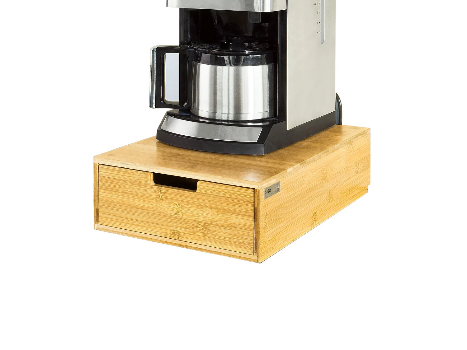 Soporte para Cápsulas de Café de Bambú, Café cajón de almacenamiento, FRG83-N SoBuy ES