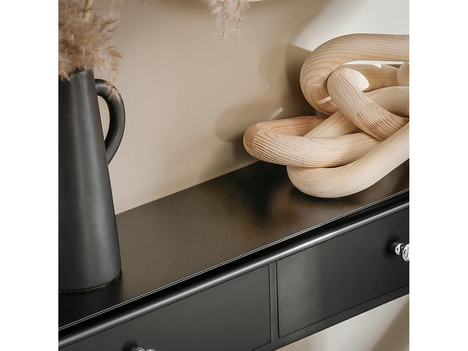 Estante de Pared Perchero Armario Suspendido Estantería para Trasteros con 3 Cajones 93 x 15 x 10 cm Negro FRG43-L-SCH SoBuy ES