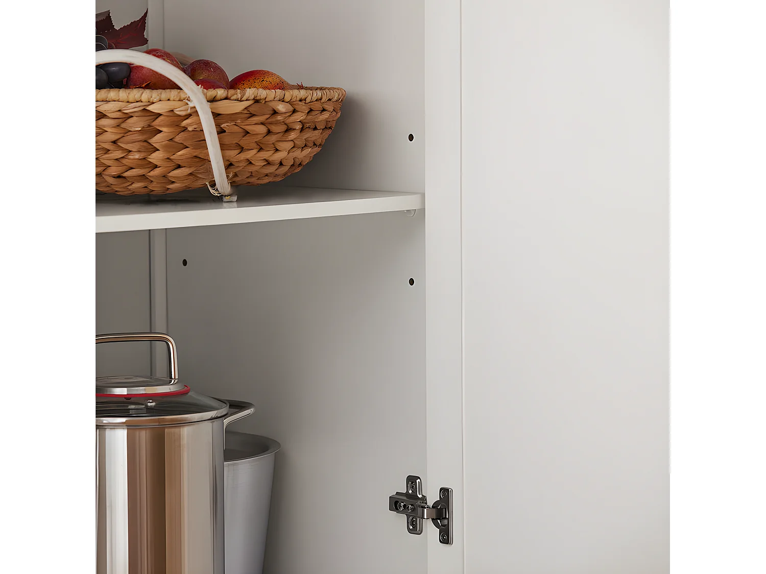 Carrito de Cocina, Estantería de Cocina, Aparador con Ruedas, H91cm x L130cm x P71,Blanco Madera de Caucho FKW41-WN SoBuy ES