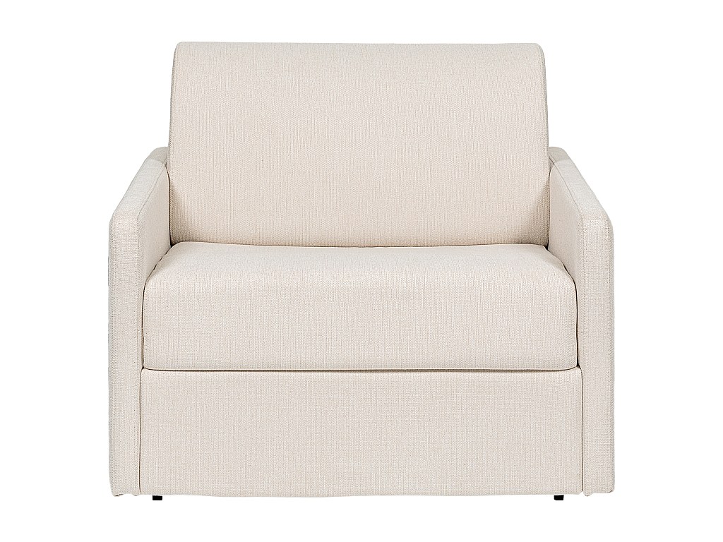 Schlafsessel mit Matratze - Stoff - Beige - Matratze 14 cm - CALIFE günstig online kaufen