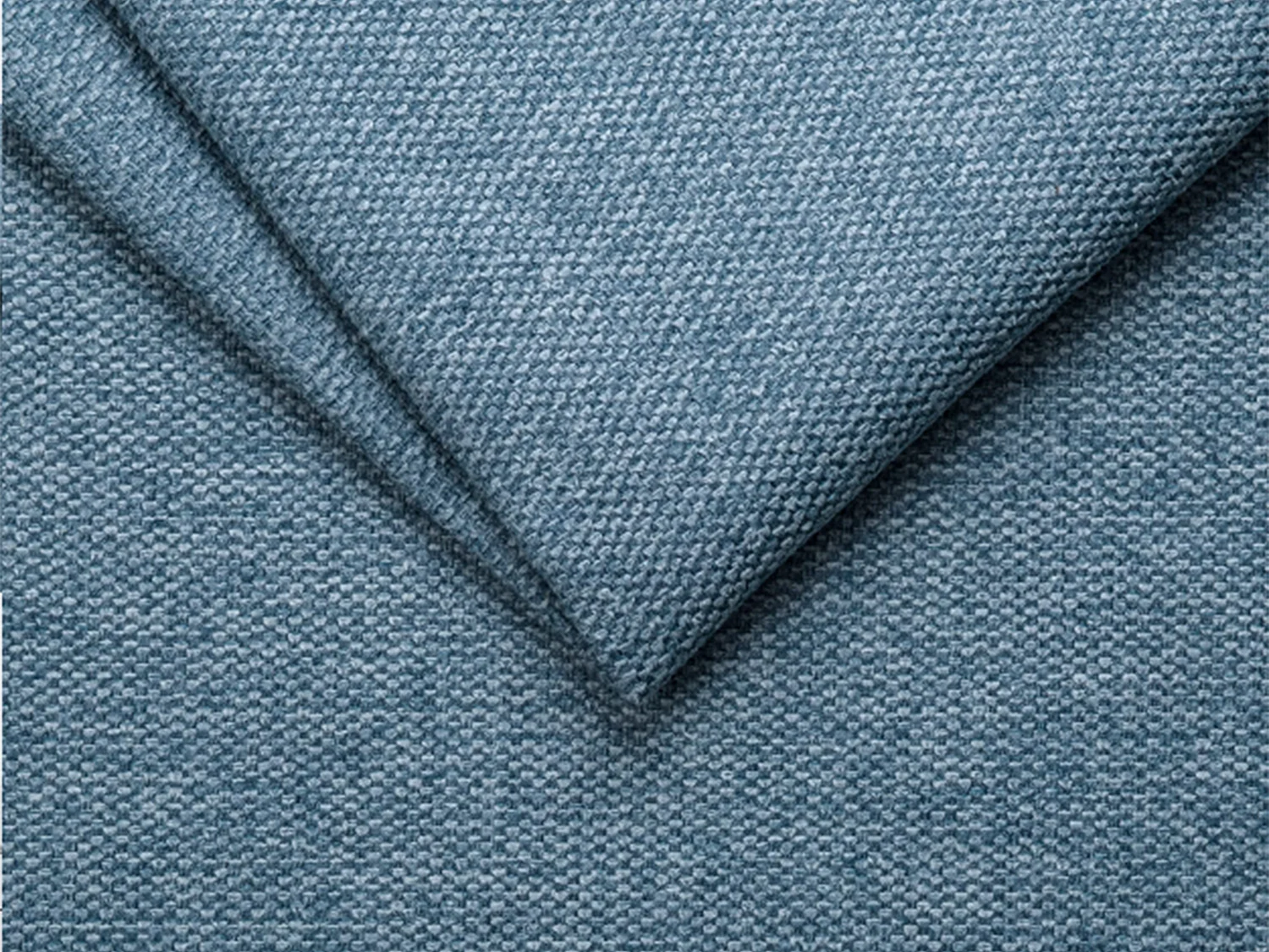 Fauteuil convertible express en tissu bleu - Matelas 14 cm CALIFE