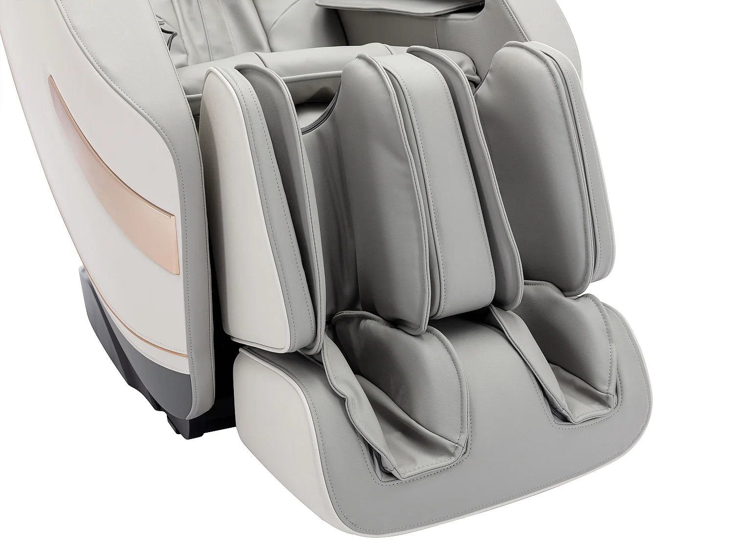 Fauteuil massant en simili - Système zero gravité - Gris - MOWATA