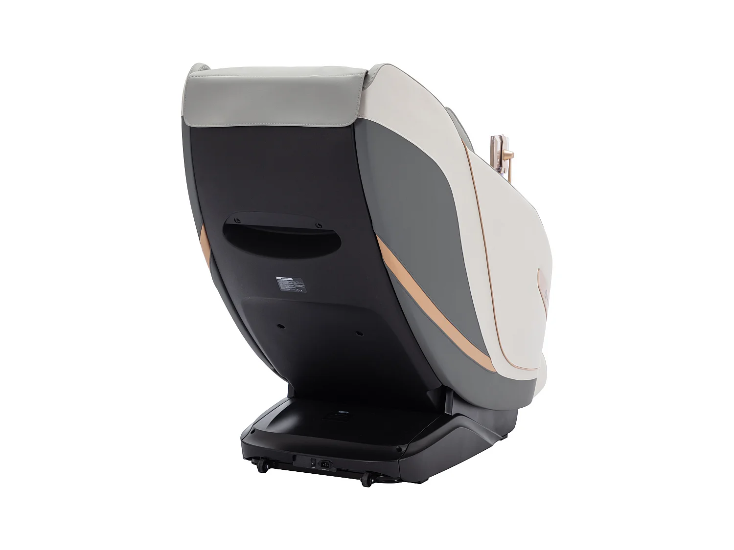 Massagefauteuil in kunstleer - Zero gravity-systeem - Grijs - MOWATA