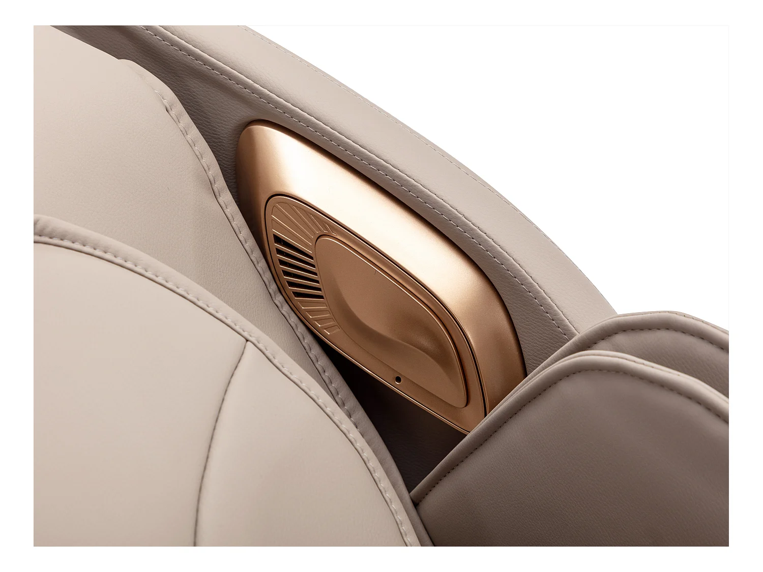 Poltrona massaggiante Sistema zero gravity in Similpelle Beige  - MOWATA