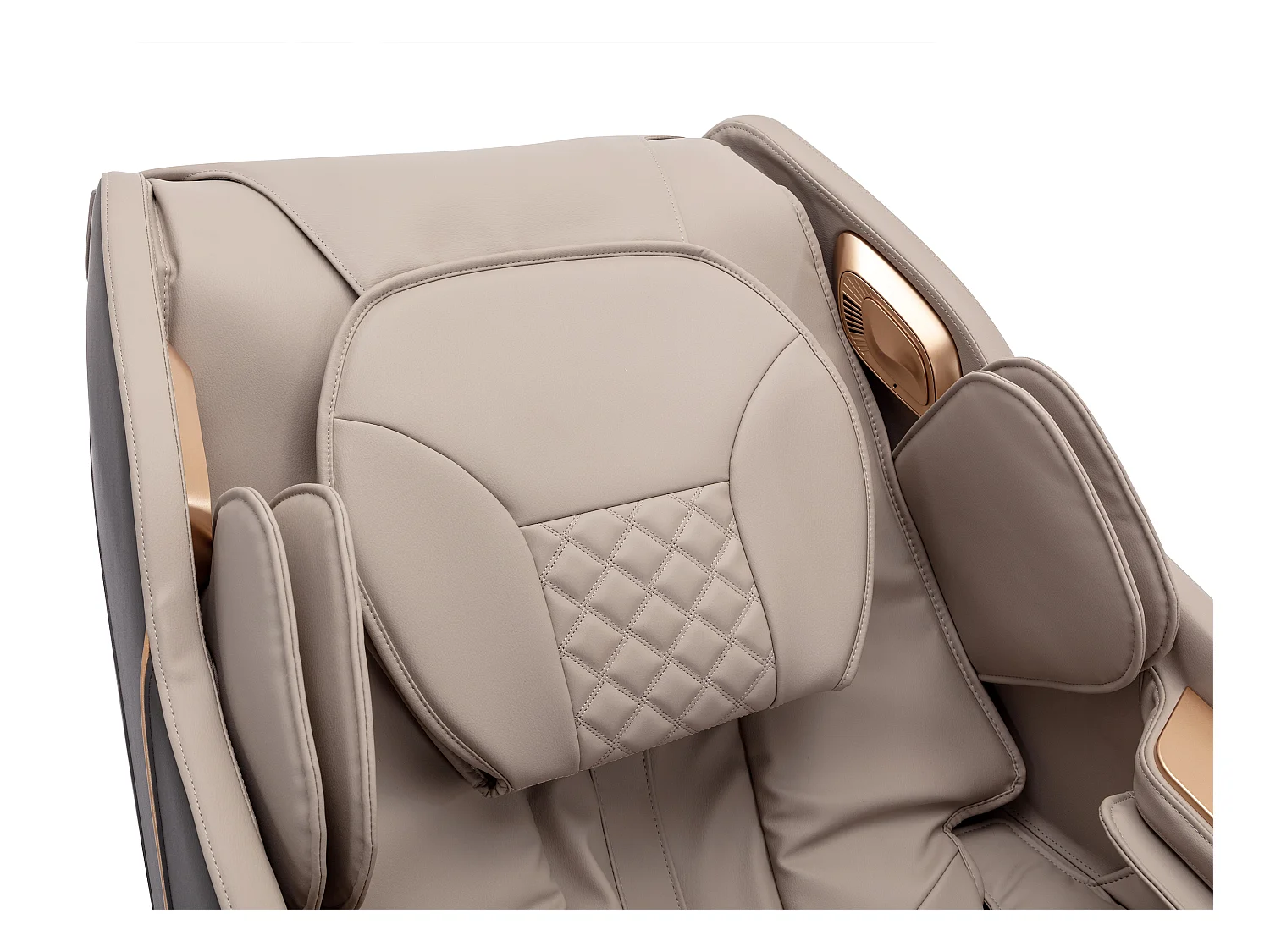 Poltrona massaggiante Sistema zero gravity in Similpelle Beige  - MOWATA