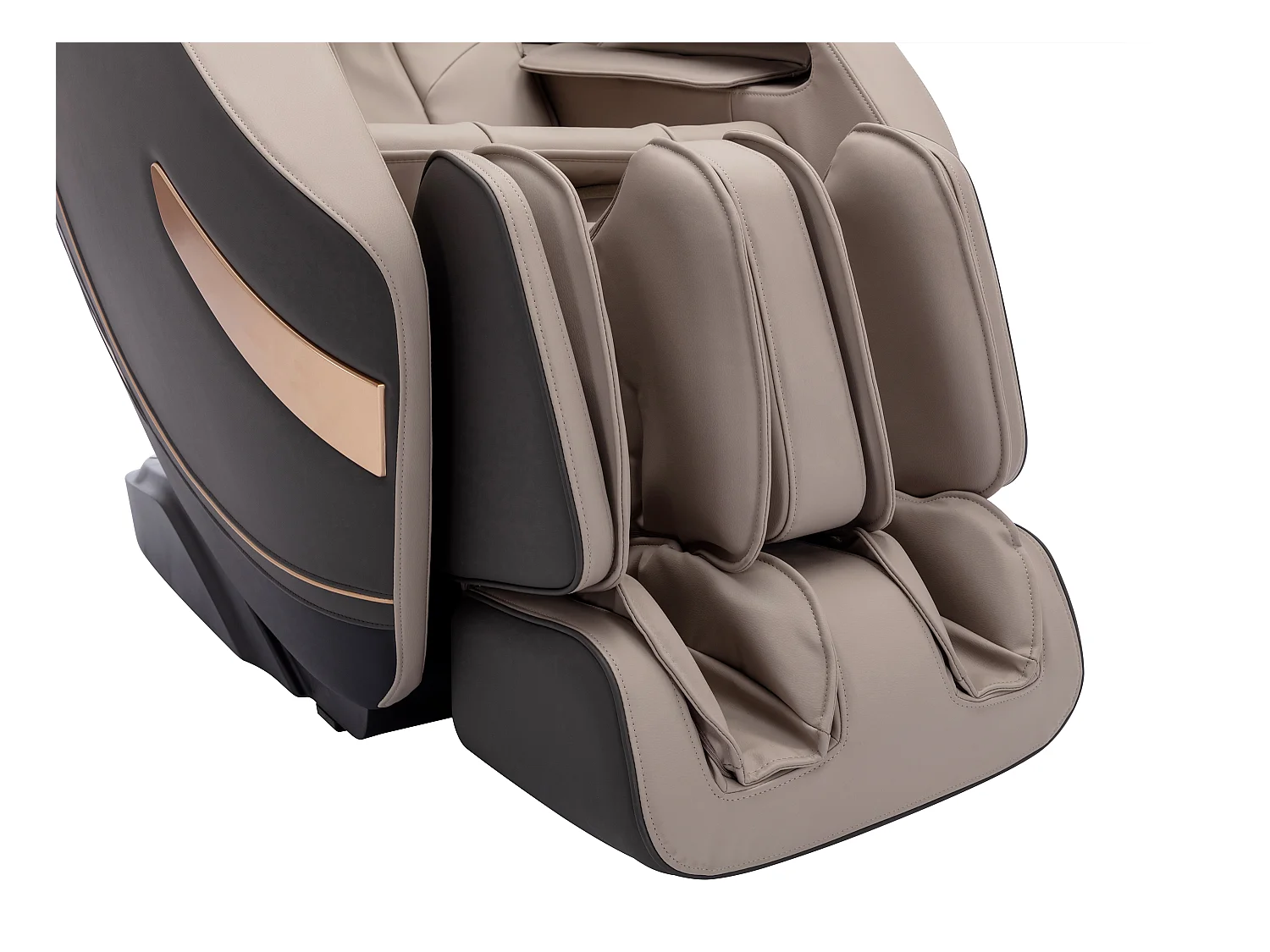 Poltrona massaggiante Sistema zero gravity in Similpelle Beige  - MOWATA