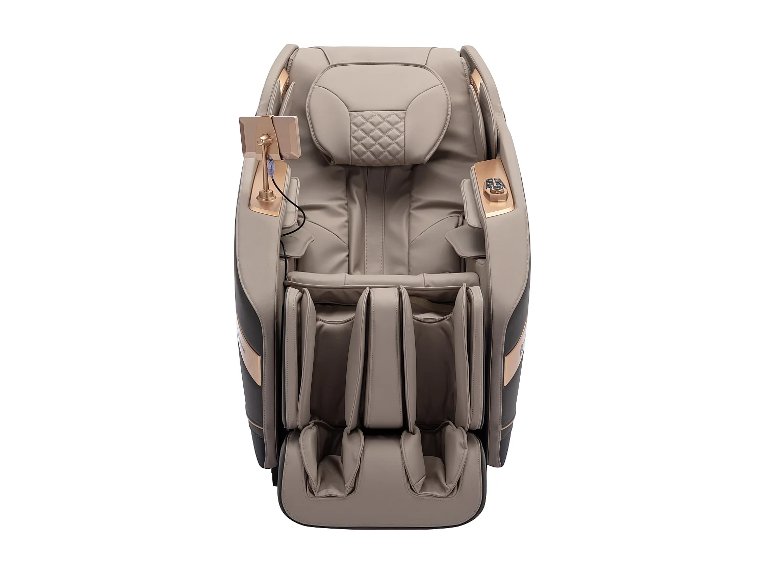 Massagefauteuil in kunstleer - Zero gravity-systeem - Beige - MOWATA