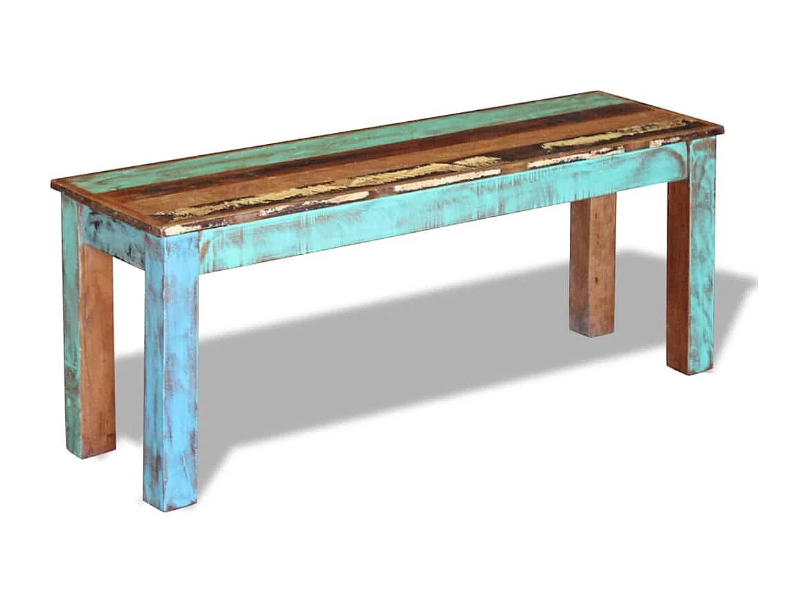 Banc 110x35x45 cm Bois de récupération massif