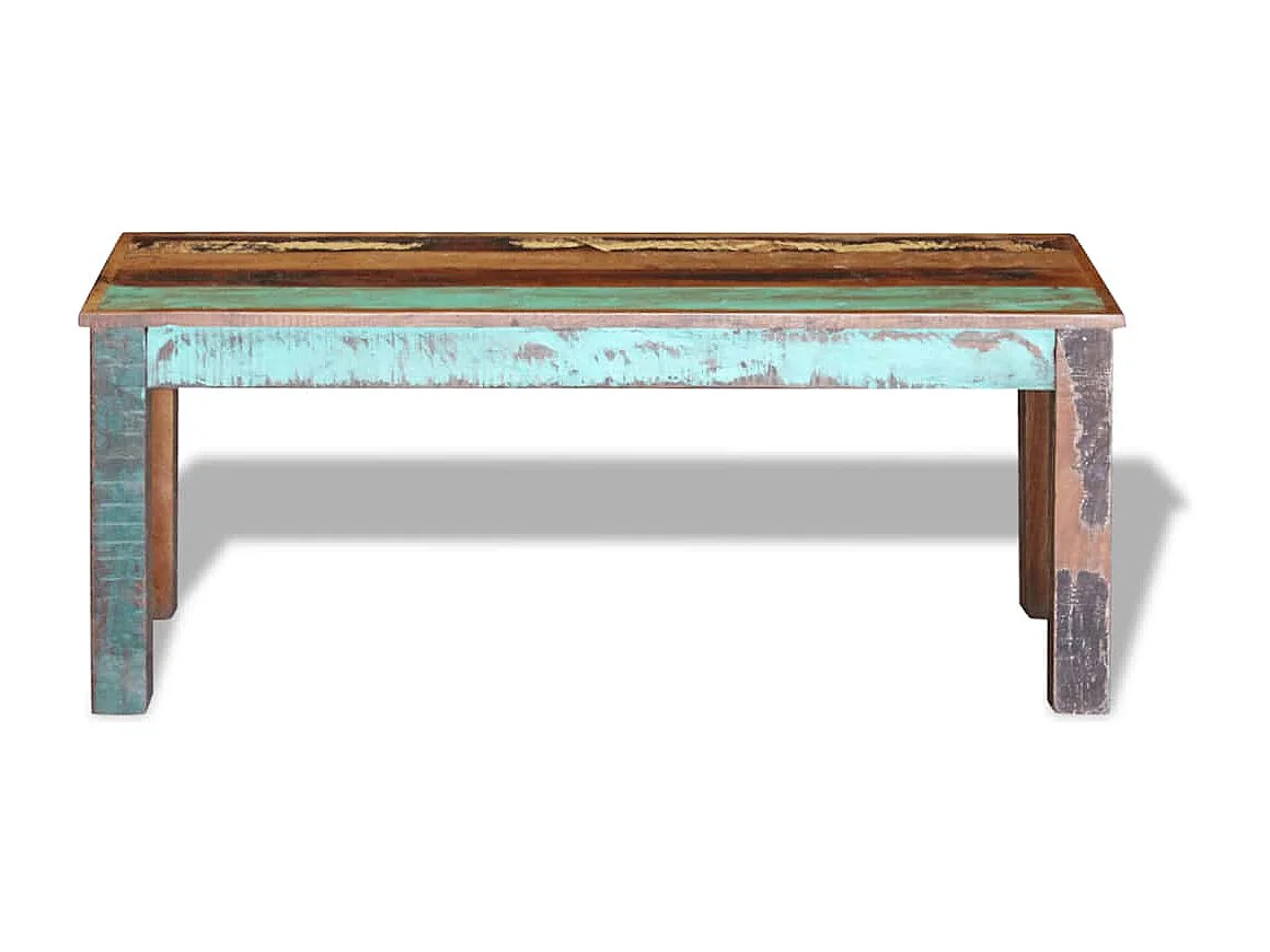 Banc 110x35x45 cm Bois de récupération massif
