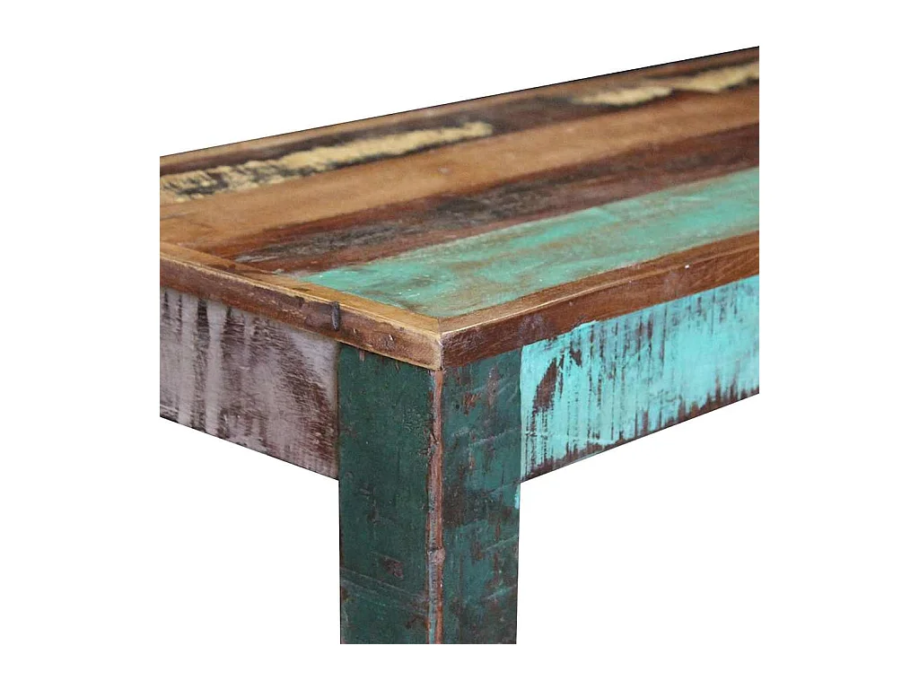 Banc 110x35x45 cm Bois de récupération massif