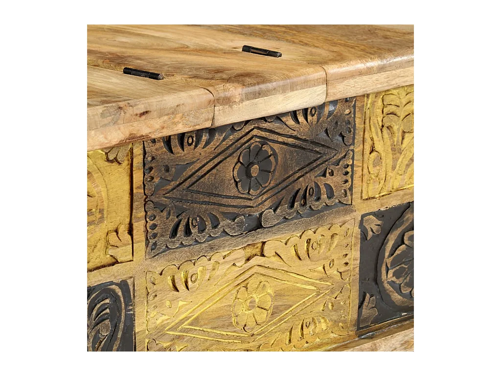 Table basse 100x50x35 cm Bois de manguier massif