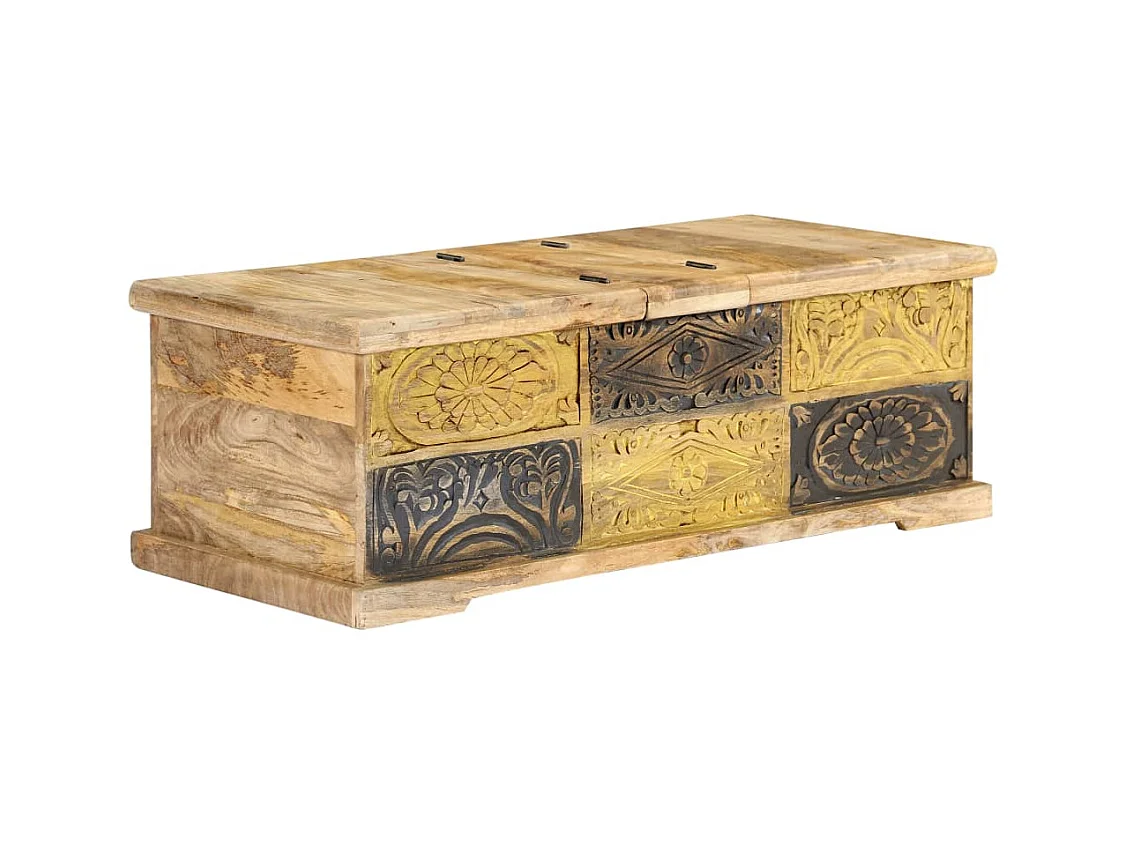 Table basse 100x50x35 cm Bois de manguier massif