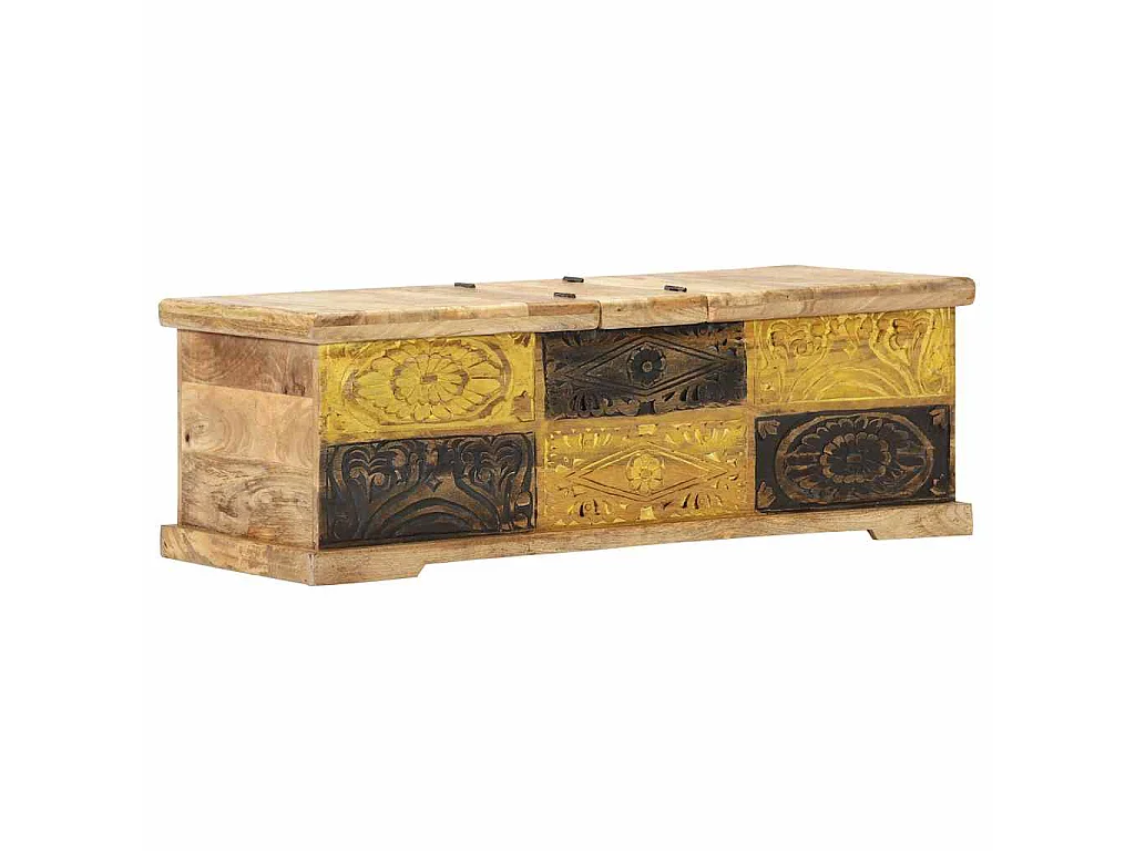 Table basse 100x50x35 cm Bois de manguier massif