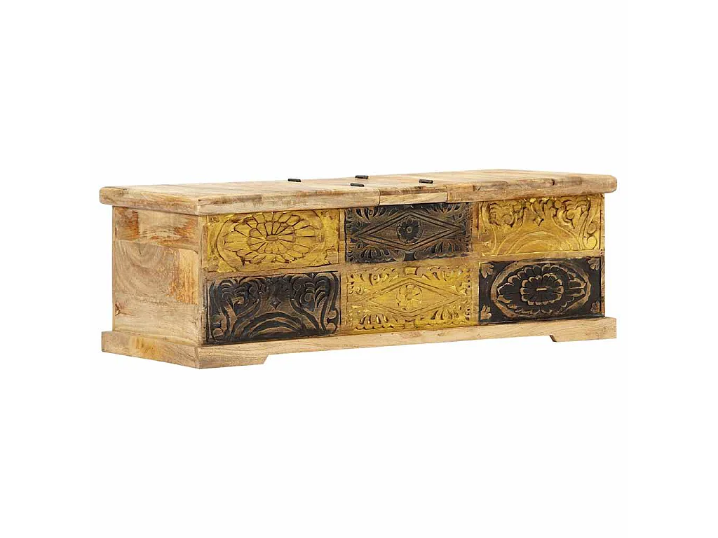 Table basse 100x50x35 cm Bois de manguier massif