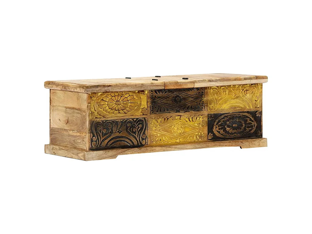 Table basse 100x50x35 cm Bois de manguier massif