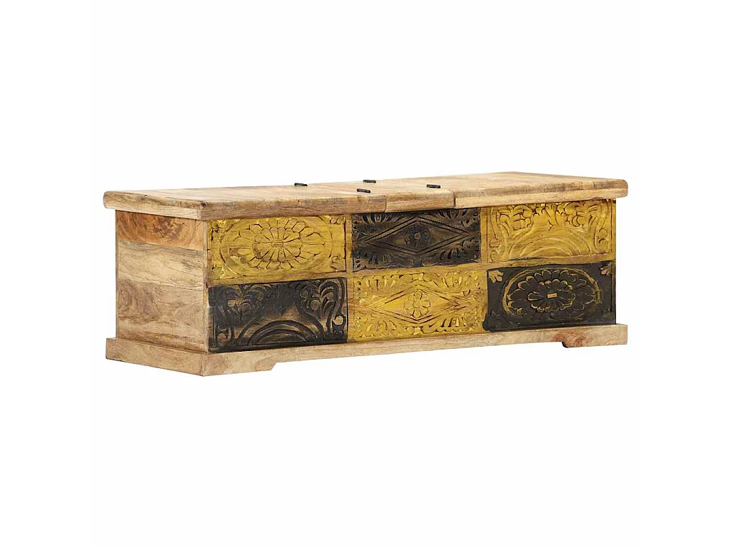 Table basse 100x50x35 cm Bois de manguier massif