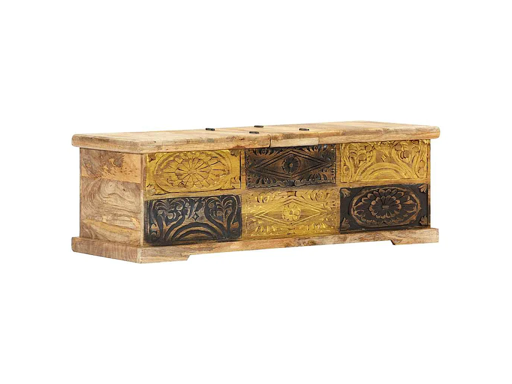 Table basse 100x50x35 cm Bois de manguier massif