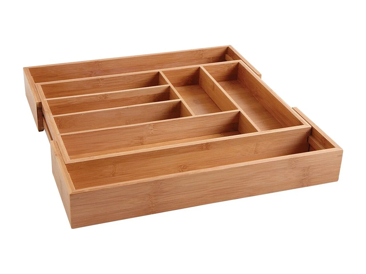 Range-couverts extensible en bambou