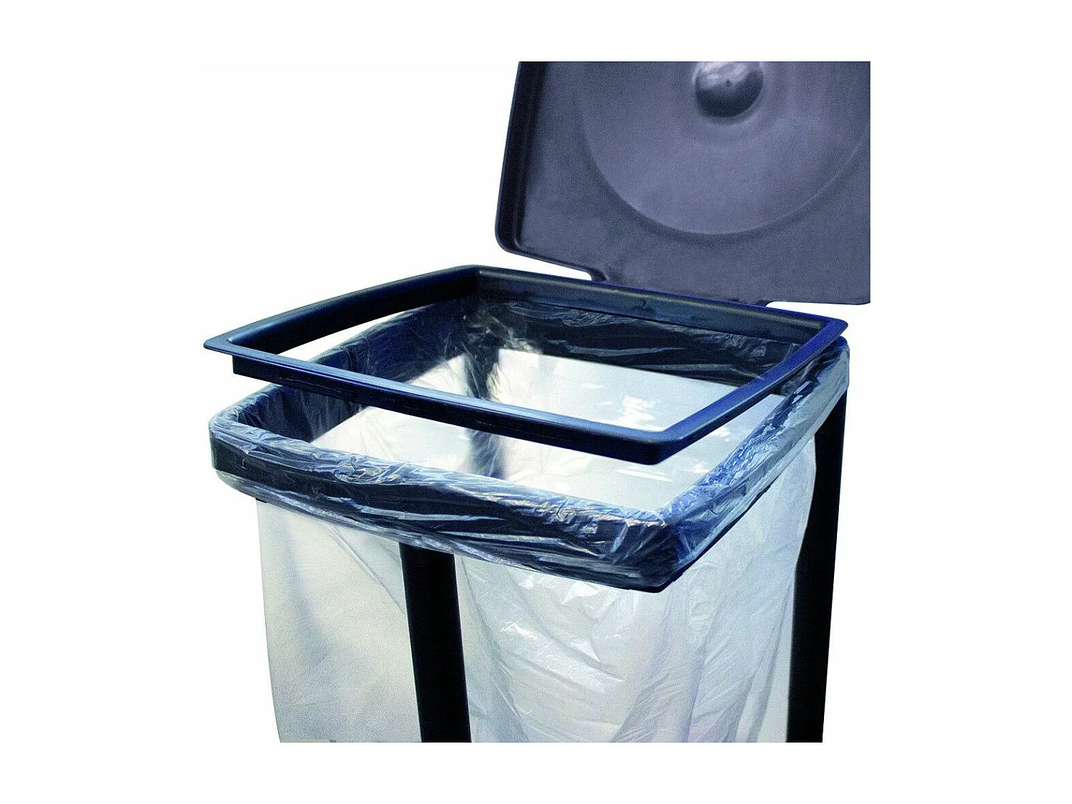 Porte-sac poubelle Quadra hauteur réglable max 120 L